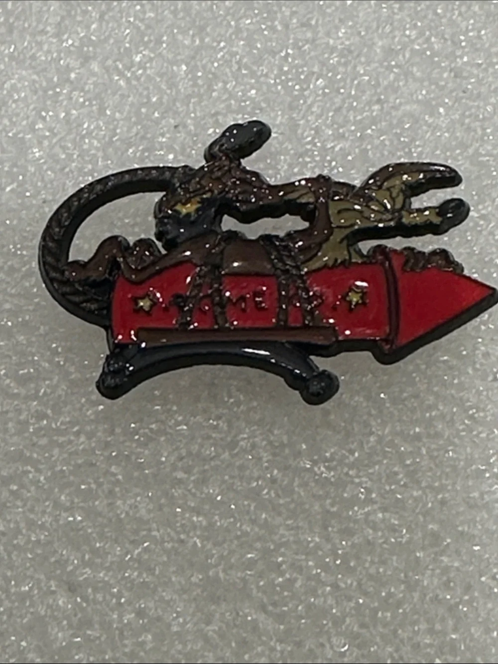 Wile E. Coyote Red Rocket Enamel Pin